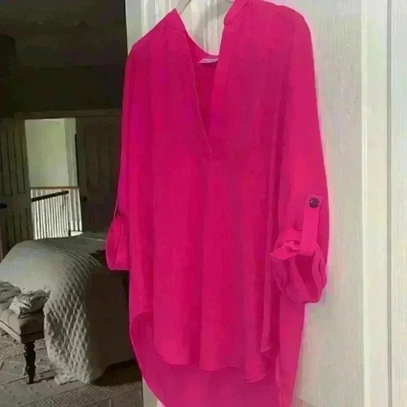 Bridgette Bailey hot pink top - Picture 1 of 6